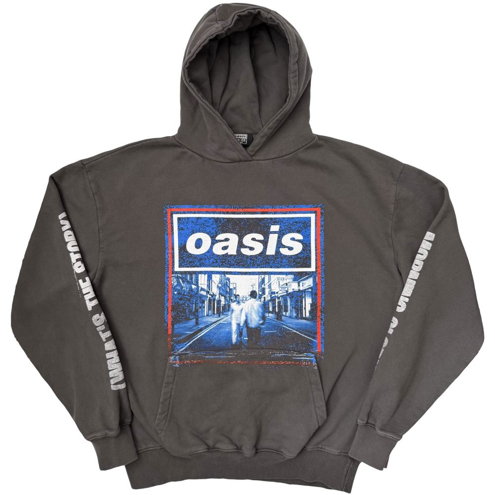 Oasis - What's The Story Blue Tone Kapuzenpullover/hoodie - Grau